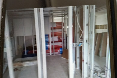 Dry wall whole house