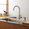 Kraus 30" Undermount Single Bowl Stainless Steel Sink Combo Set