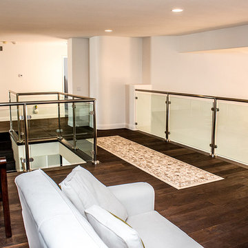 Glendale - Glass Railing Loft Addition