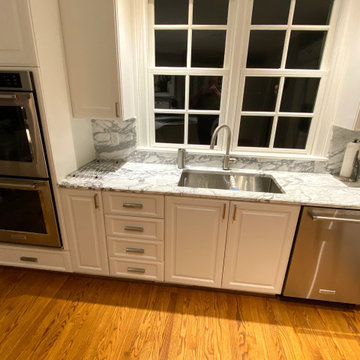 Charlotte Kitchen Remodel - Calacatta Waimea Marble