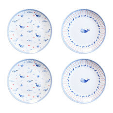 50 Most Por Beach Style Dinner Plates For 2018 Houzz Blancho Bedding Creative Cartoon Ceramic Dinner Plates Dishes Fruit 4
