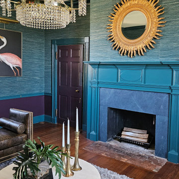 Tropical, Victorian, Gothic, Living Room- Waterford, VA