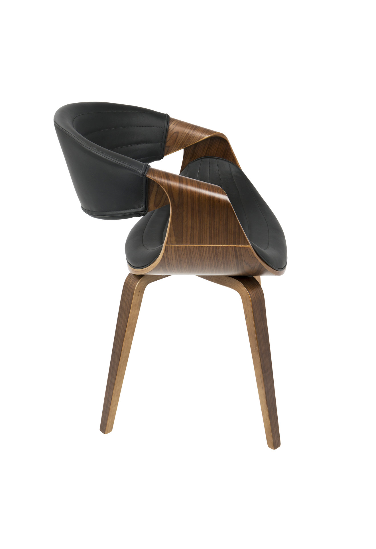 Symphony Chair, Walnut and Black