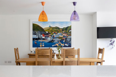 Dining room in Cornwall.