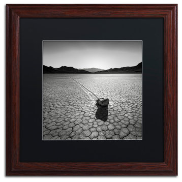 'Sailing Stone' Matted Framed Canvas Art by Dave MacVicar
