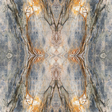 Tempest Blue Quartzite BOOKMATCH