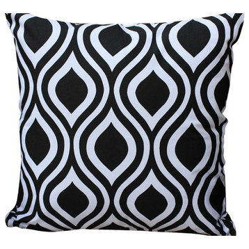 Modern Pillow, Black And White
