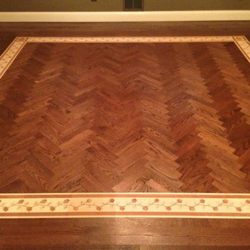 Herringbone with Inlay Boarder