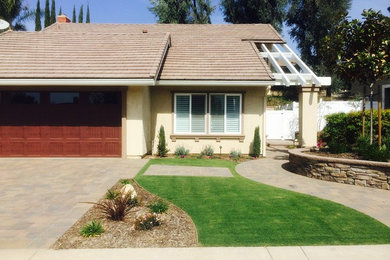 New Garage Door, Driveway, Windows and Landscape