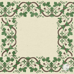 Italianate Ivy Classic Border Fall Stencil - Wall Stencils
