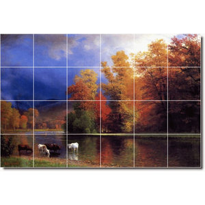 Ceramic Tile Mural Kitchen backsplash/Bathroom Shower MK- by Mark Keathly Morning Roundup