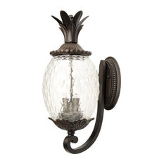 Acclaim Lighting 7501 2 Light 18"H Pineapple Outdoor Wall Sconce - Black Coral