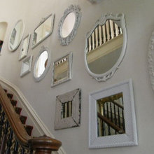 Examples: Wall decoration in halls and stairs