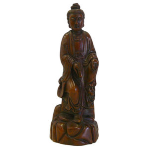 In Stock White Porcelain Kwan Yin Statue Asian Decorative Objects And Figurines By China Furniture And Arts Houzz