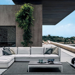 Roda Double Outdoor Sectional Sofa - Outdoor Sofas