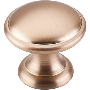 Top Knobs M1580 Rounded 1-1/4 Inch Mushroom Cabinet Knob - Brushed Bronze