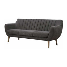 pink chair gold dark couch