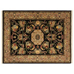 Bareens Designer Rugs - Turkish Knotted Istanbul Cristoph Blue/Red Wool Rug - 4'1'' x 6'1'' - Designed with a mesmerizing intricate traditional motif this glorious hand knotted rug is a masterpiece that will fill any space with sophistication and grace. An exhilarating color pallet with an elaborate design, this masterpiece features luxurious hand spun wool with all vegetable dyes to add comfort and style to your decor. The design, color and beautiful chromatic composition with a sheen in traditional and transitional designs, exude beauty, elegance and quality make this rug a masterpiece of its own.