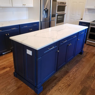 Wynn Blue Accent Kitchen Remodel