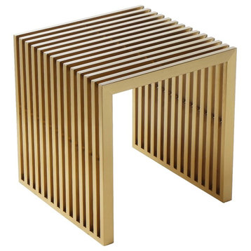 Luxe Stool, Gold