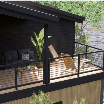Comfortable Modern Lake House