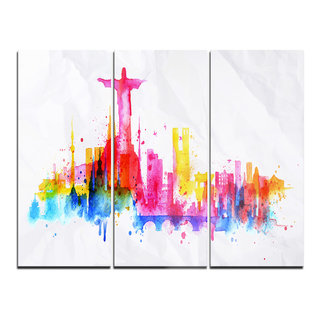 Las Vegas, Las Vegas Skyline 5 Panels B,Large Canvas,Canvas Prints