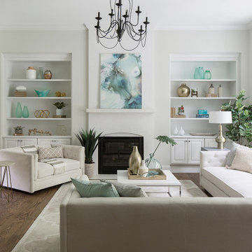 Beach Style Living Room
