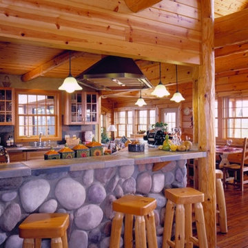 Log Home Kitchens