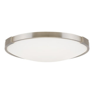 Tech Lighting Lance 13 Flush Mount 13", Satin Nickel LED927 700FMLNC13S ...