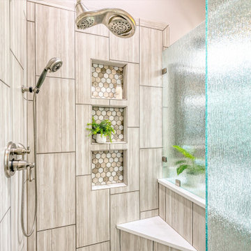 Transitional Master Bathroom Remodel