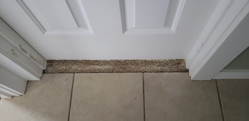 How To Correct Improper Transition Of Tile To Carpet At Doorway