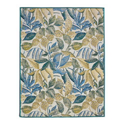 Summer Vine Outdoor Rug in Cream - Outdoor Rugs