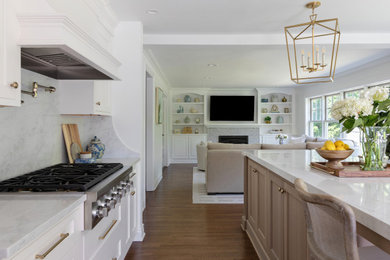Example of a kitchen design in New York