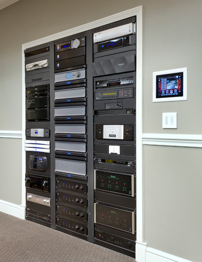 Модернизм Домашний кинотеатр by Phoenix Audio Video