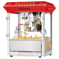 Hot and Fresh Countertop Style Popcorn Machine by Superior Popcorn Co., Red