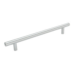 Cosmas - Cosmas 305-320CH Polished Chrome 12-5/8&rdquo; CTC (320mm) Euro Bar Pull [5-PACK] - Cabinet And Drawer Handle Pulls