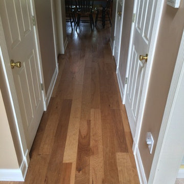 Pre-Finished Engineered Hand Scrape Hickory Hardwood Flooring Project