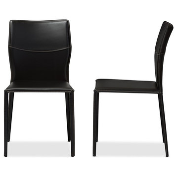 Zack Dining Chairs, Set of 2, Black
