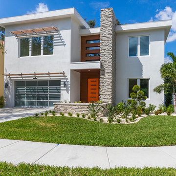 Modern front elevation
