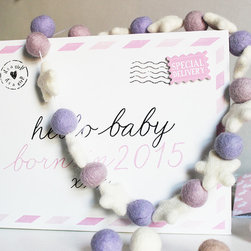 Felt Ball Garlands - Nursery Decor