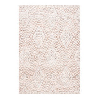 Safavieh Roslyn Ros702P Trellis, Geometric Rug, Rust and Beige, 8'0