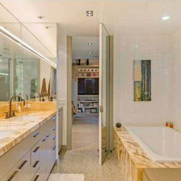 Contemporary Hancock Park Master Bathroom Remodel