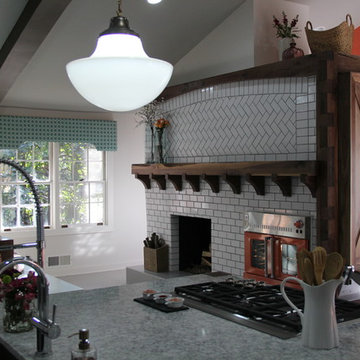 Orange BlueStar Wall Oven featured on HGTV's The Elbow Room
