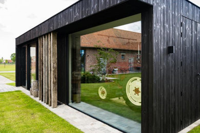 Contemporary garden shed and building.