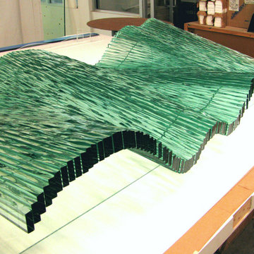 Chiseled Glass Walls