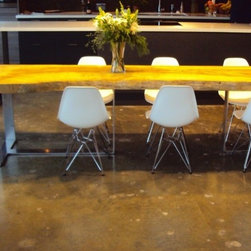 Live Edge Ash Dining Table - Dining Tables