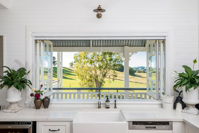 This is an example of a country kitchen in Gold Coast - Tweed.