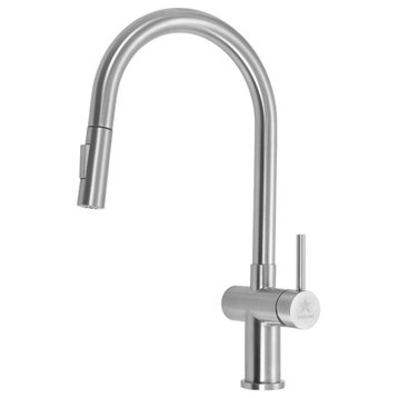 Stainless Steel Faucet Handle Single Lever Pull Down Sprayer, Faucet Cua065
