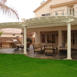 Lattice w/ Roman Columnds - Outdoor Products