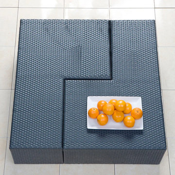 Panama Jack Onyx Puzzled Coffee Table